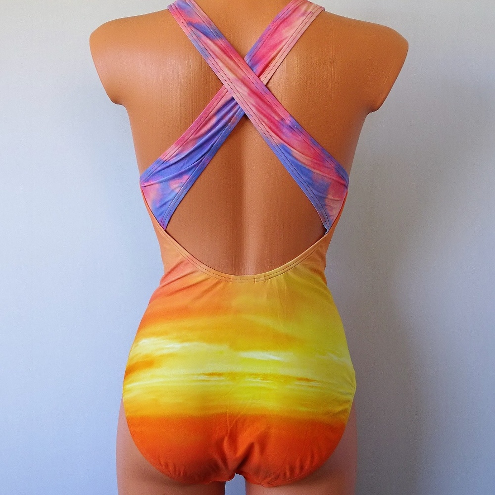 Calvin Klein Multi One Piece Swimsuit NWT - Picture 3 of 4